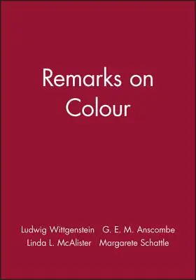 Bemerkungen zur Farbe - Remarks on Colour