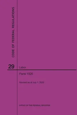 Bundesgesetzbuch, Titel 29, Arbeit, Teile 1926, 2020 - Code of Federal Regulations Title 29, Labor, Parts 1926, 2020