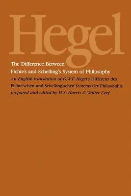 Der Unterschied zwischen Fichtes und Schellings System der Philosophie - Difference Between Fichte's and Schelling's System of Philosophy