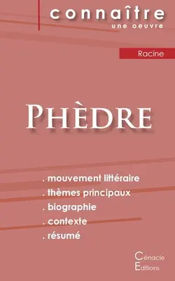 Fiche de lecture Phdre de Jean Racine (Literarische Analyse der Literatur und komplettes Resümee) - Fiche de lecture Phdre de Jean Racine (Analyse littraire de rfrence et rsum complet)