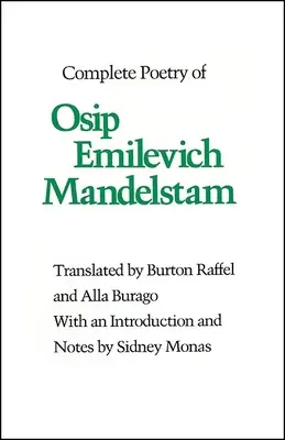 Vollständige Lyrik von Osip Emilevich Mandelstam - Complete Poetry of Osip Emilevich Mandelstam