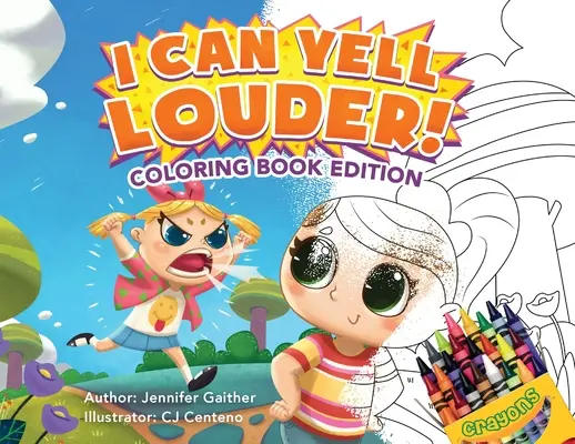 Ich kann lauter schreien: Malbuch Edition - I Can Yell Louder: Coloring Book Edition