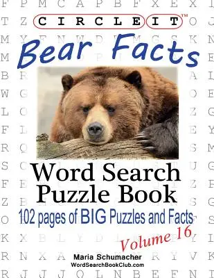 Circle It, Fakten über Bären, Wortsuche, Puzzle Buch - Circle It, Bear Facts, Word Search, Puzzle Book