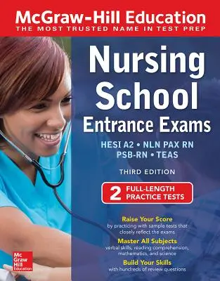 McGraw-Hill Education Aufnahmeprüfungen für Krankenpflegeschulen, Dritte Ausgabe - McGraw-Hill Education Nursing School Entrance Exams, Third Edition