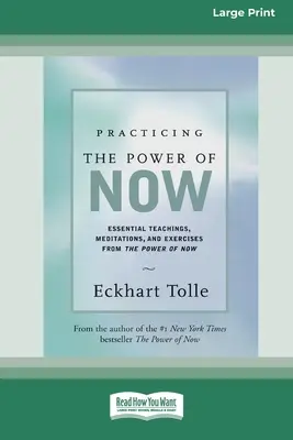 Die Kraft des Jetzt praktizieren: Wesentliche Lehren, Meditationen und Übungen aus der Kraft des Jetzt (16pt Large Print Edition) - Practicing the Power of Now: Essential Teachings, Meditations, And Exercises From the Power of Now (16pt Large Print Edition)