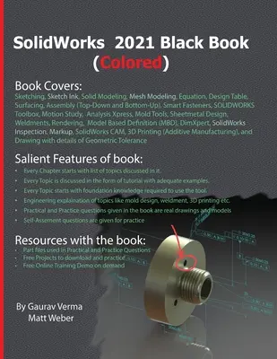 SolidWorks 2021 Schwarzes Buch (farbig) - SolidWorks 2021 Black Book (Colored)