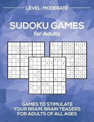 Sudoku-Spiele für Erwachsene Level: Mäßig - Sudoku Games for Adults Level: Moderate