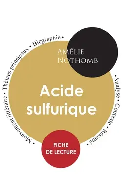 Fiche de lecture Acide sulfurique (tude intrale) - Fiche de lecture Acide sulfurique (tude intgrale)