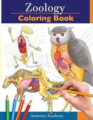 Zoologie-Malbuch: Unglaublich detaillierter Selbsttest Tieranatomie Farbarbeitsbuch Perfektes Geschenk für Tiermedizinstudenten und Tierliebhaber - Zoology Coloring Book: Incredibly Detailed Self-Test Animal Anatomy Color workbook Perfect Gift for Veterinary Students and Animal Lovers