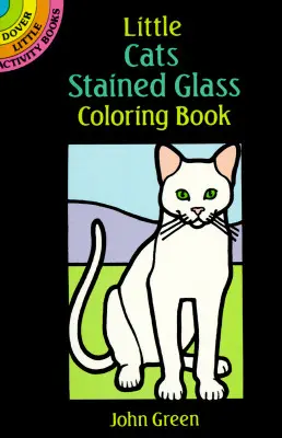 Kleine Katzen Buntglasmalerei Buch - Little Cats Stained Glass Coloring Book