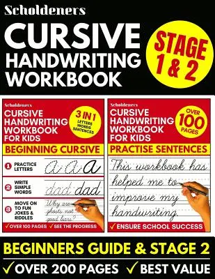 Cursive Handwriting Workbook: Übungsbuch für kursives Schreiben für Kinder (Kursivschrift für Anfänger & Kursivschrift-Arbeitsbuch für Sätze) - Cursive Handwriting Workbook: Cursive Writing Practice Book For Kids (Cursive For Beginners & Cursive Sentence Handwriting Workbook)