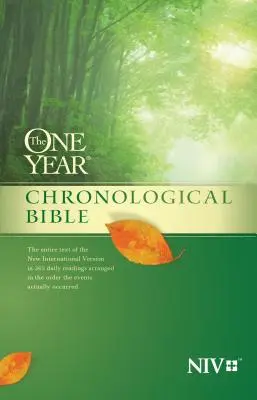 Chronologische Ein-Jahres-Bibel-NIV - One Year Chronological Bible-NIV