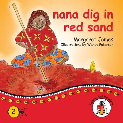 Nana gräbt im roten Sand - nana dig in red sand