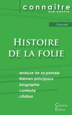 Vorlesungsfolien Histoire de la folie de Foucault (philosophische Analyse und Zusammenfassung) - Fiche de lecture Histoire de la folie de Foucault (analyse philosophique et rsum dtaill)