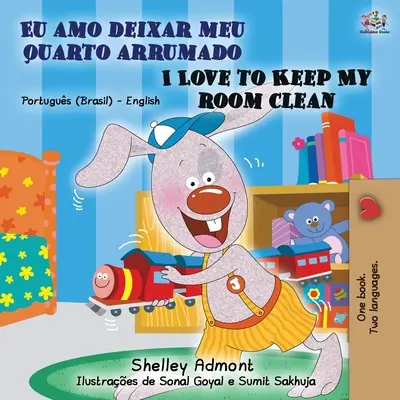 Ich liebe es, mein Zimmer sauber zu halten (Portugiesisch Englisch Zweisprachiges Buch - Brasilianisch) - I Love to Keep My Room Clean (Portuguese English Bilingual Book - Brazilian)