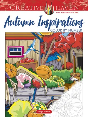 Creative Haven Herbst Inspirationen Farbe nach Zahl - Creative Haven Autumn Inspirations Color by Number