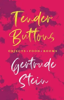 Zarte Knöpfe - Gegenstände. Essen. Räume;Mit einer Einführung von Sherwood Anderson - Tender Buttons - Objects. Food. Rooms.;With an Introduction by Sherwood Anderson