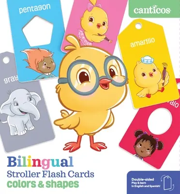 Zweisprachige Kinderwagen Flash Cards: Farben & Formen - Bilingual Stroller Flash Cards: Colors & Shapes