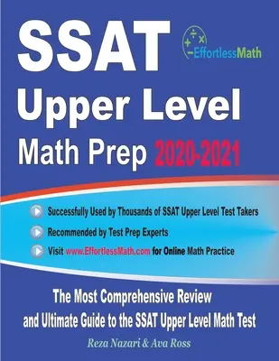 SSAT Oberstufe Mathematik Vorbereitung 2020-2021: Die umfassendste Wiederholung und der ultimative Leitfaden für den SSAT Upper Level Math Test - SSAT Upper Level Math Prep 2020-2021: The Most Comprehensive Review and Ultimate Guide to the SSAT Upper Level Math Test