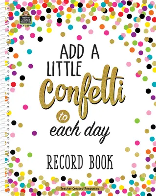 Konfetti Aufzeichnungsbuch - Confetti Record Book