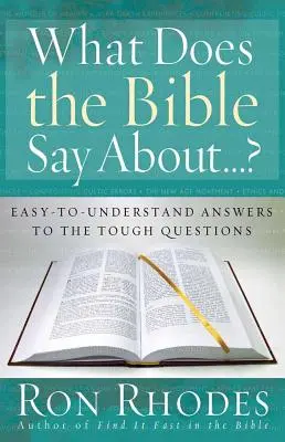 Was sagt die Bibel über...? - What Does the Bible Say About...?