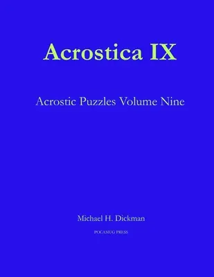 Akrostichon IX - Acrostica IX
