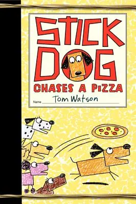 Stockhund jagt eine Pizza - Stick Dog Chases a Pizza