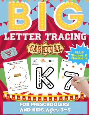 Big Letter Tracing For Preschoolers And Kids Ages 3-5: Alphabet, Buchstaben und Zahlen - Übungsheft für Kindergarten, Heimschule und - Big Letter Tracing For Preschoolers And Kids Ages 3-5: Alphabet Letter and Number Tracing Practice Activity Workbook For Kindergarten, Homeschool and