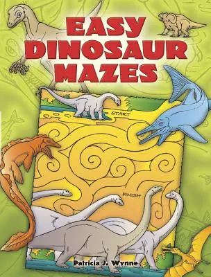 Leichte Dinosaurier-Labyrinthe - Easy Dinosaur Mazes