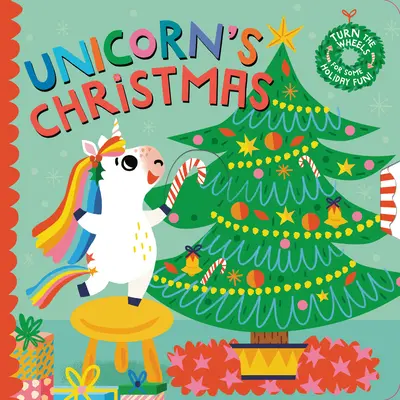 Einhorns Weihnachten: Drehen Sie die Räder für ein bisschen Ferienspaß! - Unicorn's Christmas: Turn the Wheels for Some Holiday Fun!