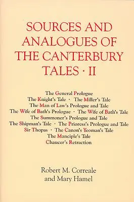 Quellen und Analogien zu den Canterbury-Erzählungen: Bd. II [Pb] - Sources and Analogues of the Canterbury Tales: Vol. II [Pb]