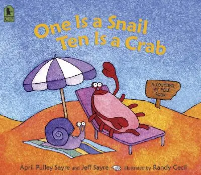 Eins ist eine Schnecke, zehn ist eine Krabbe: Ein Buch zum Zählen mit den Füßen - One Is a Snail, Ten Is a Crab: A Counting by Feet Book