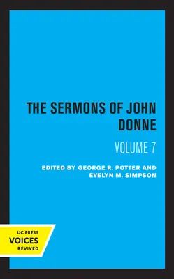 Die Predigten von John Donne, Band VII - The Sermons of John Donne, Volume VII