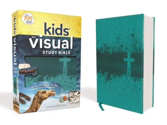 Niv, Kids' Visual Study Bible, Lederweich, Teal, Vollfarbige Innenausstattung: Erforschen Sie die Geschichte der Bibel - Menschen, Orte und Geschichte - Niv, Kids' Visual Study Bible, Leathersoft, Teal, Full Color Interior: Explore the Story of the Bible---People, Places, and History