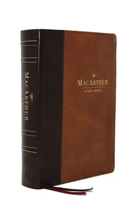 Die Esv, MacArthur Studienbibel, 2. Auflage, lederweich, braun, mit Daumenregister: Gottes Wahrheit entfesseln, Vers für Vers - The Esv, MacArthur Study Bible, 2nd Edition, Leathersoft, Brown, Thumb Indexed: Unleashing God's Truth One Verse at a Time