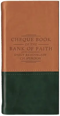 Scheckbuch der Bank des Glaubens - Tan/Green - Chequebook of the Bank of Faith - Tan/Green