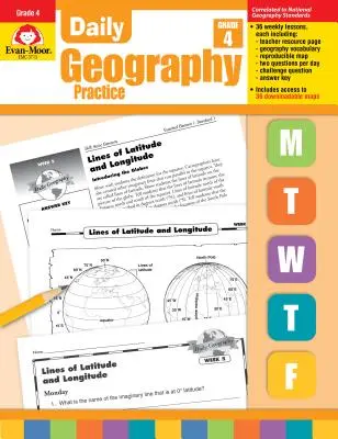 Tägliche Geografiepraxis Klasse 4: EMC 3713 - Daily Geography Practice Grade 4: EMC 3713