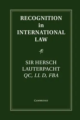 Anerkennung im Völkerrecht - Recognition in International Law