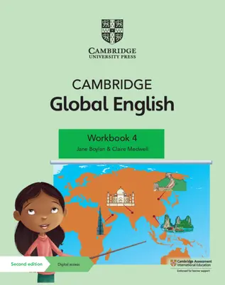 Cambridge Global English Workbook 4 mit digitalem Zugang (1 Jahr): Für Cambridge Englisch als Zweitsprache für die Grundschule - Cambridge Global English Workbook 4 with Digital Access (1 Year): For Cambridge Primary English as a Second Language