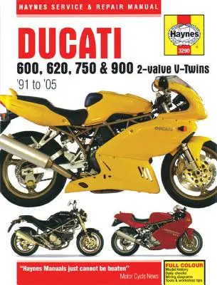 Ducati 600, 620, 750 & 900 2-Ventil-V-Twins '91 bis '05 - Ducati 600, 620, 750 & 900 2-Valve V-Twins '91 to '05