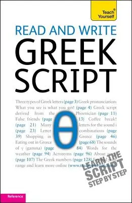 Griechische Schrift lesen und schreiben - Read and Write Greek Script