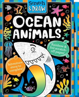 Kratzen und Zeichnen von Meerestieren - Scratch and Draw Ocean Animals