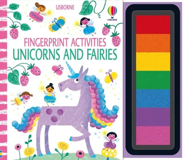 Fingerabdruck-Aktivitäten Einhörner und Feen - Fingerprint Activities Unicorns and Fairies