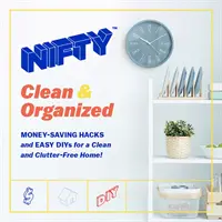 NIFTY (TM) Clean & Organized - Geld sparende Hacks und einfache DIYs für ein sauberes und aufgeräumtes Zuhause! (NIFTY (TM)) - NIFTY (TM) Clean & Organized - Money-Saving Hacks and Easy DIYs for a Clean and Clutter-Free Home! (NIFTY (TM))