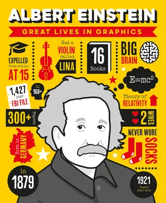 Große Persönlichkeiten in Grafiken: Albert Einstein - Great Lives in Graphics: Albert Einstein