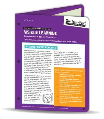 Ein Leitfaden für sichtbares Lernen - Beurteilungsfähige Lehrkräfte - On-Your-Feet Guide to Visible Learning - Assessment-Capable Teachers