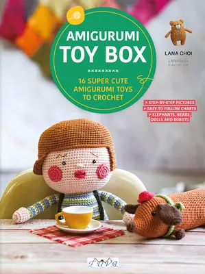 Amigurumi-Spielzeug-Box: 16 super süße Amigurumi-Spielzeuge zum Häkeln - Amigurumi Toy Box: 16 Super Cute Amigurumi Toys to Crochet