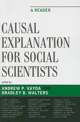 Kausale Erklärungen für Sozialwissenschaftler: Ein Lesebuch - Causal Explanation for Social Scientists: A Reader
