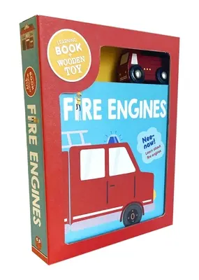 Feuerwehrautos: Buch & Holzspielzeug-Set [mit Holzspielzeug] - Fire Engines: Book & Wooden Toy Set [With Wooden Toy]