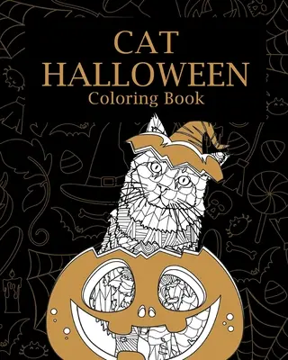 Katzen-Halloween-Malbuch - Cat Halloween Coloring Book